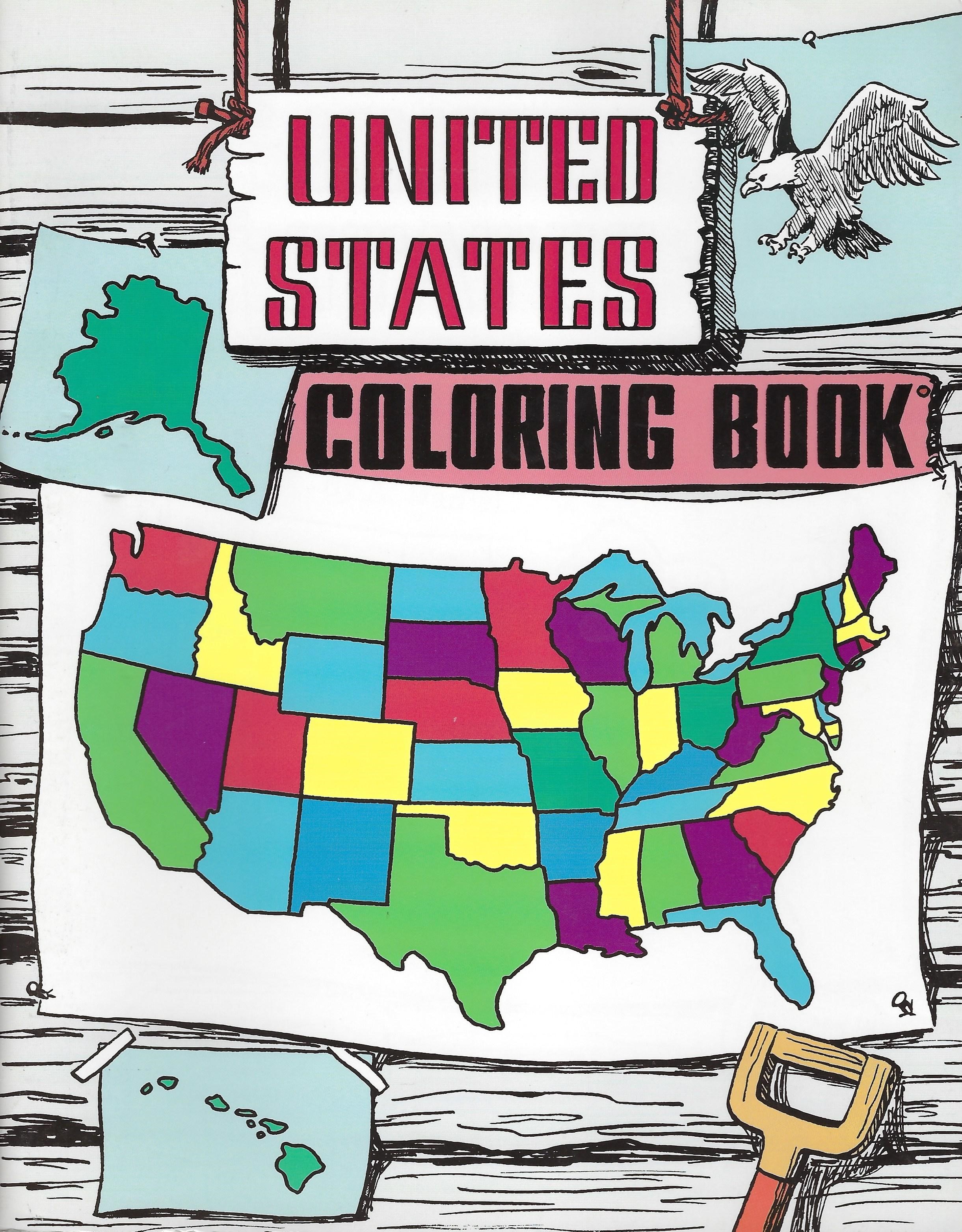 UNITED STATES COLORING BOOK Rod and Staff - Click Image to Close